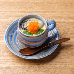 秋の茶碗蒸し 牡蠣ととびこ