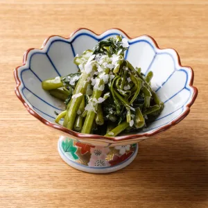 炭香る！季節野菜の出汁おひたし